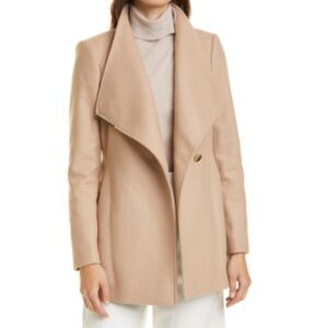 🧥NWT Rare Ted Baker London Rosess Wool & Cashmere Blend Wrap Coat 🧥